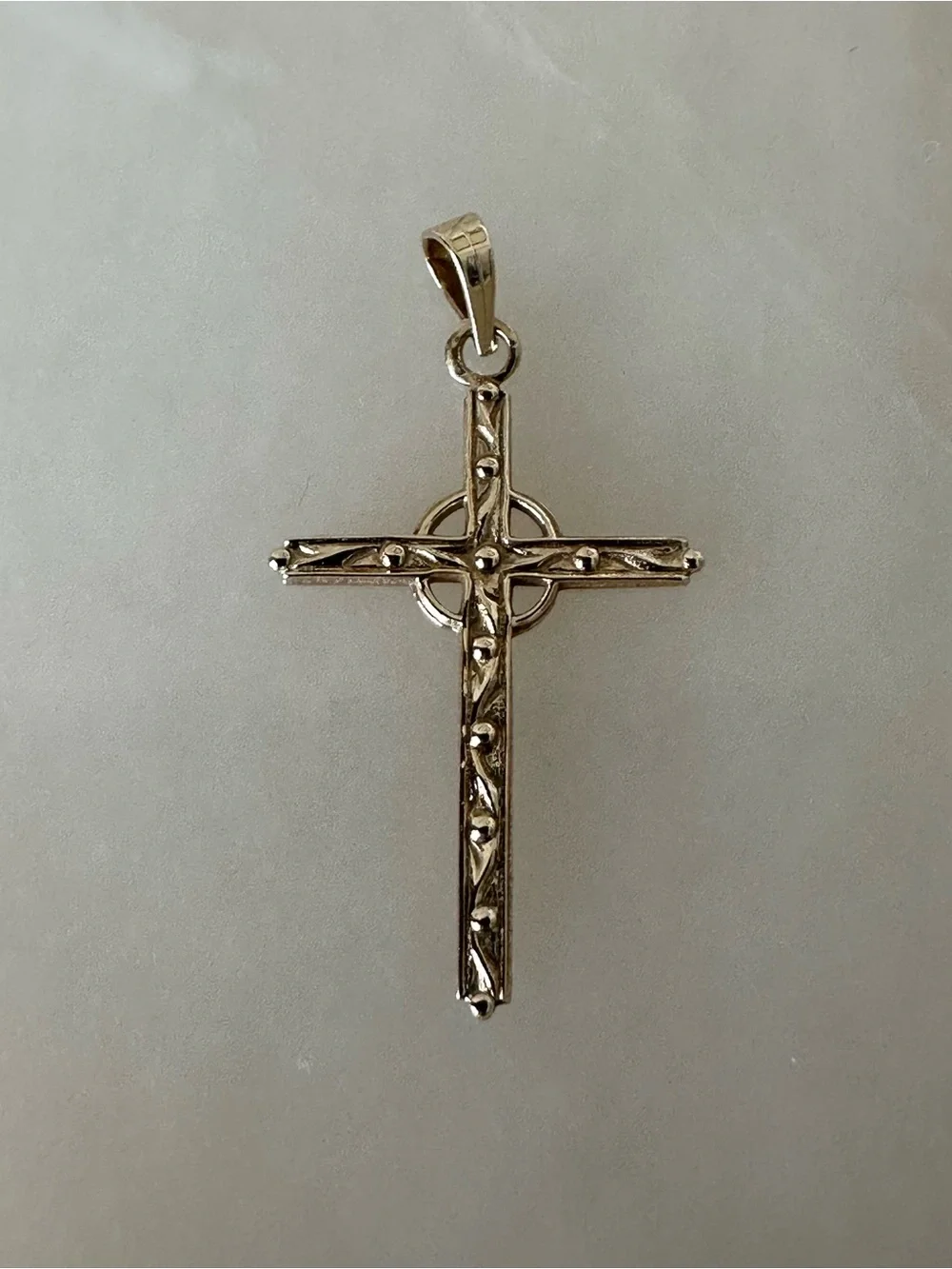 14k Solid Gold Cross - Picture 6 of 7